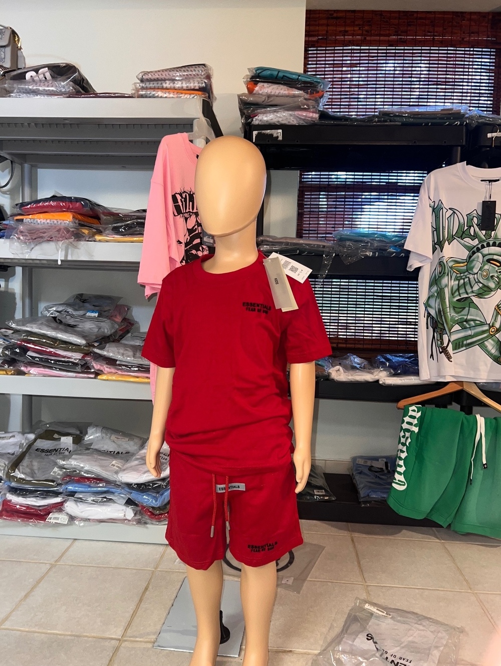 Kid’s essential short/shirt set 13-14T